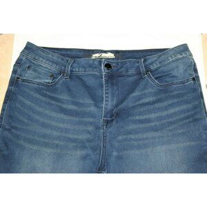 Seven 7 jeans womens 16  tapered 34 x 28 blue
